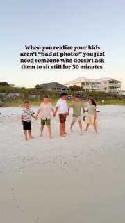 Turns out your kids aren’t “bad at photos”…
They just need someone who lets them run wild a little.
Good news, I’m not here for 30 minutes of “sit still.” I’m here to play too. 🙊

#30aphotographer #destinflorida #graytonbeachphotographer #destinphotographer #30A